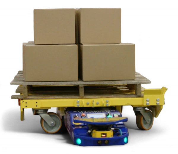 Bastian M10 Tug Autonomous Vehicle loaded