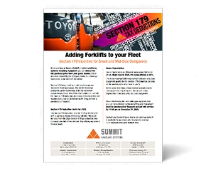 Section 179 Incentives brochure thumbnail