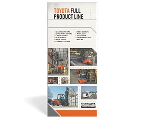 Toyota Forklifts 2025 brochure thumbnail